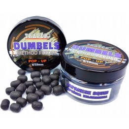 Бойлы Traper Boilies Dumbels Pop-up 8-10 мм/30 г Japonska Kalamarnica (Японский кальмар)